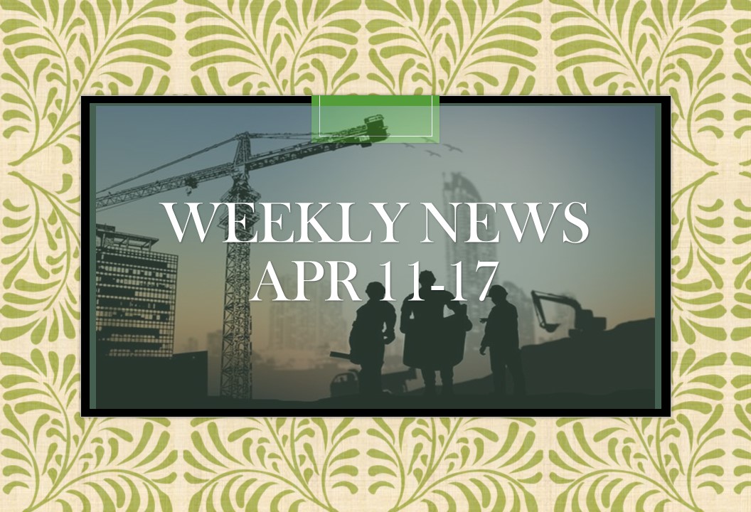 [News] Weekly News (Apr 11-17)